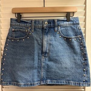 Abercrombie & Fitch Studded Mini Skirt